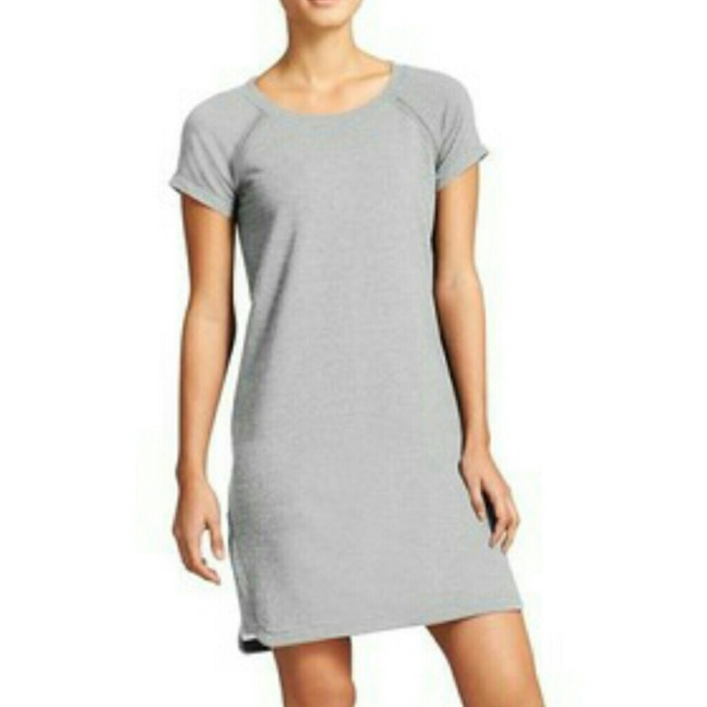Athleta Crew Neck Pacer Heather Gray Dress Sz XXS - Picture 1 of 8